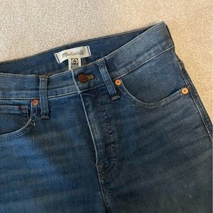 Madewell 9” mid rise skinny denim